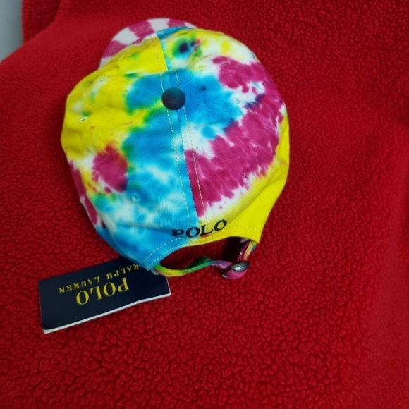 Polo Ralph Lauren tie dye baseball cap with adjustable Sizing embroidered logo - Picture 2 of 4